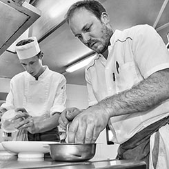 Guillaume Viala en cuisine